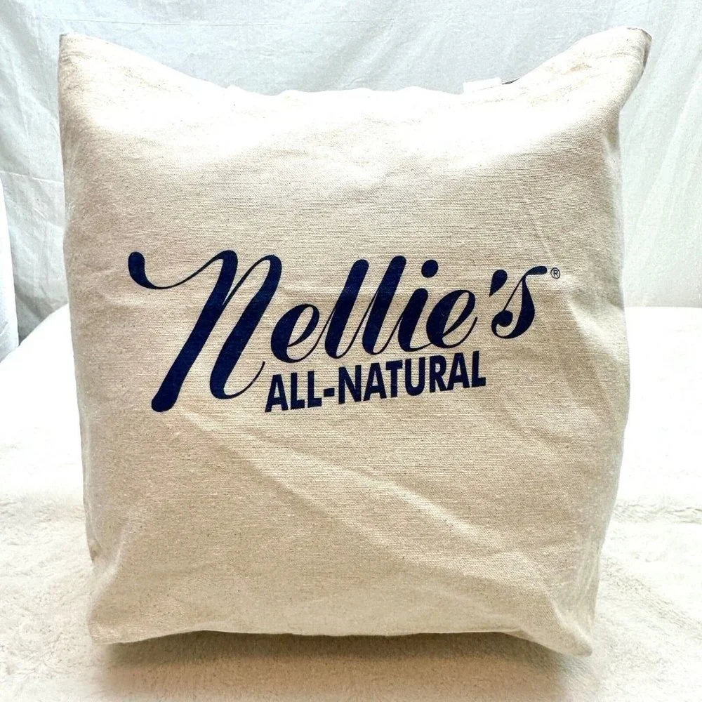 Nelle s All-Natural 12  Cotton Tote Shopping Bag Off White